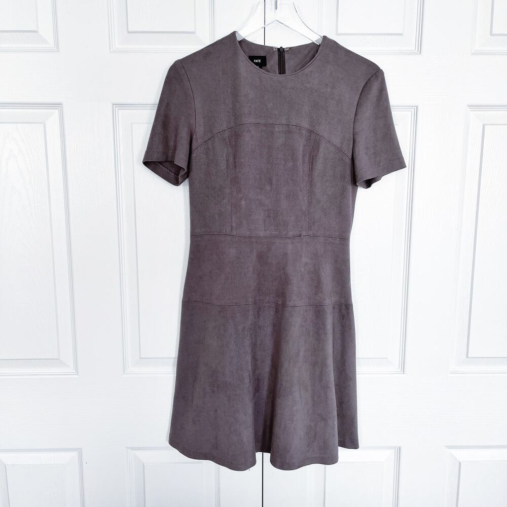 Fate Carmella Faux Suede Dress